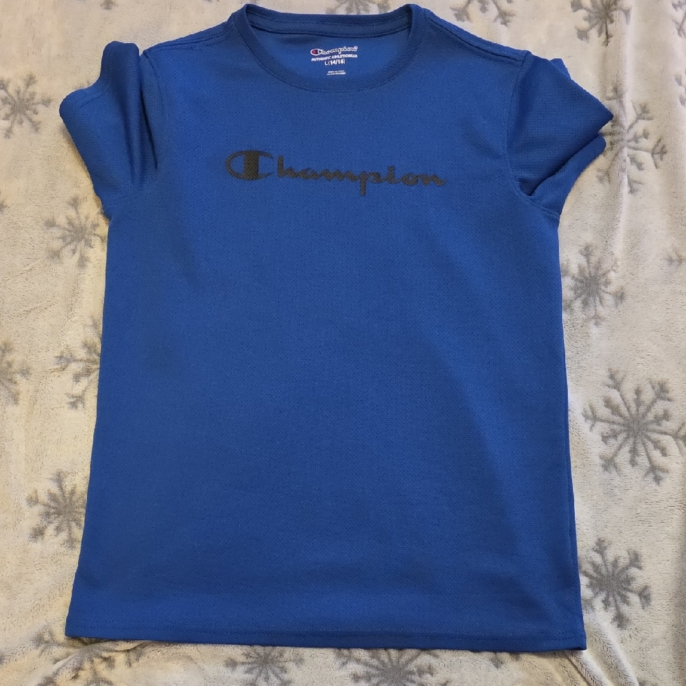 Champion Kids Blue T-Shirt 14/16